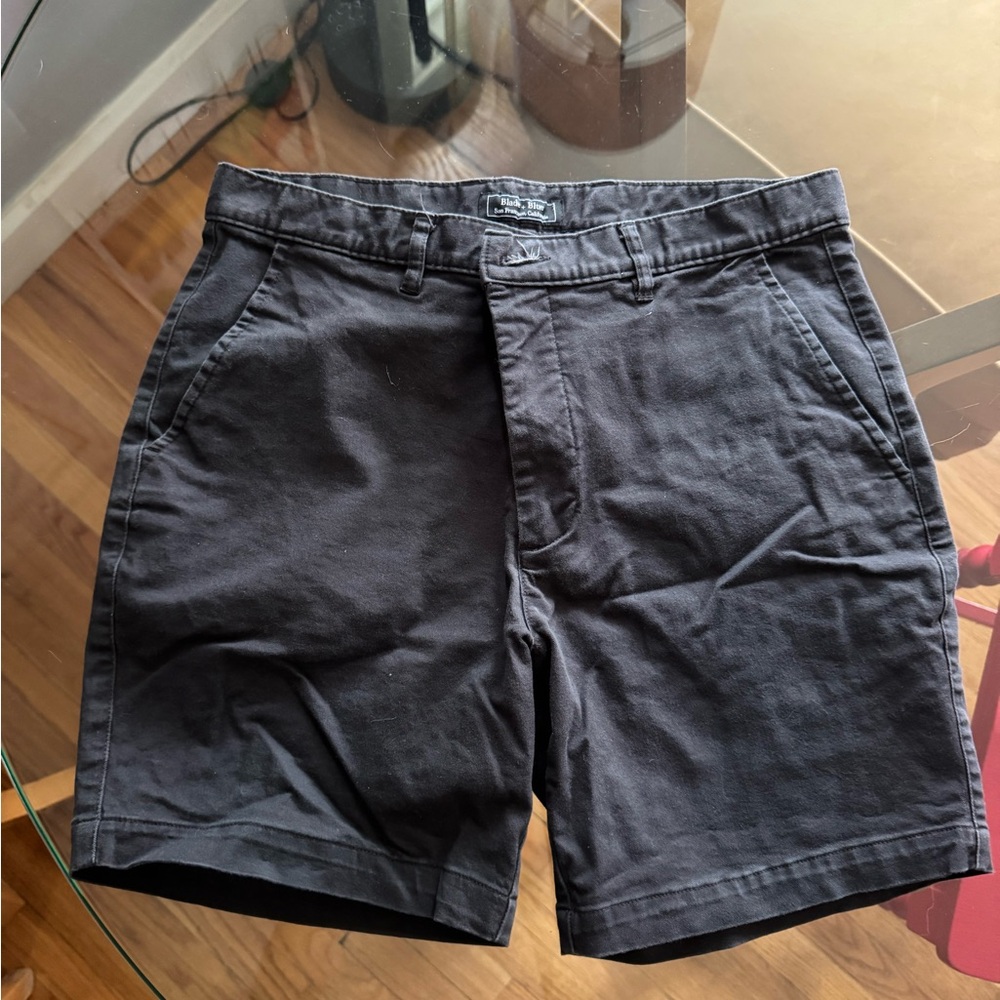 Blade + Blue Charcoal Men's Flat Front Shorts
